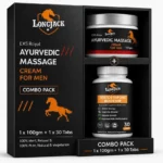 LongJack+ Ayurvedic Capsule & Cream Combo – Mardana Stamina, Taqat Aur Josh Badhane Wala Vitality Pack